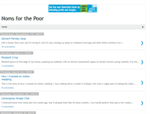 Tablet Screenshot of nomsforthepoor.com